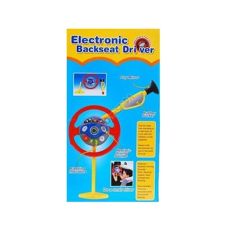 Volan de jucarie,Simulator de Conducere Auto  cu Sunete si Lumini, Multicolor [4]