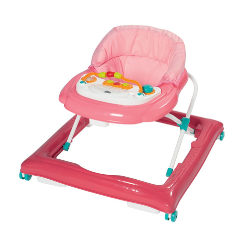 Walker  BREVI  Roz - Premergător Multifuncțional –  Reglare in 3 Pozitii de Inaltime, Dotat cu Sistem Anti Soc, Forma Ergonomica  -   Siguranță, Confort și Distracție [0]