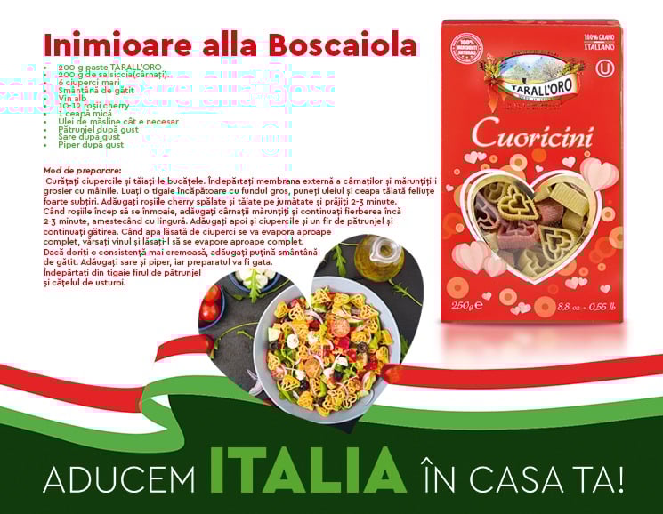 Inimioare alla Boscaiola