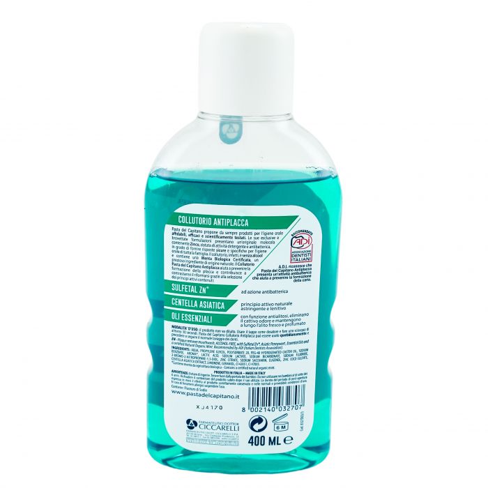 APA DE GURA PASTA DEL CAPITANO ANTIPLACCA 400 ML [2]