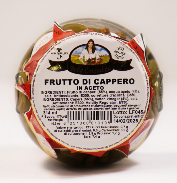 BELLA CONTADINA FRUTTO DI CAPPERO IN ACETO 170G [2]