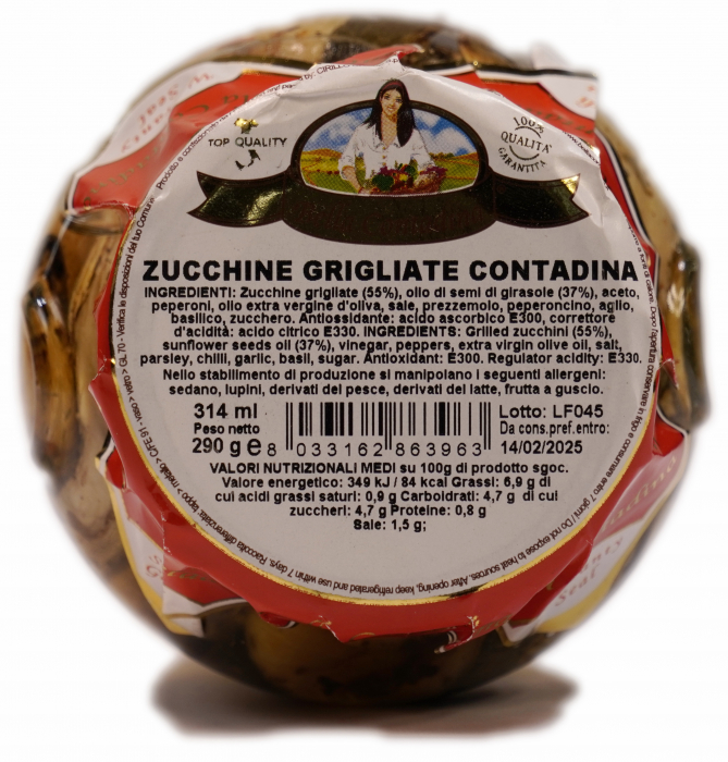 BELLA CONTADINA ZUCCHINE GRIGLIATE CONTADINA 290G [2]