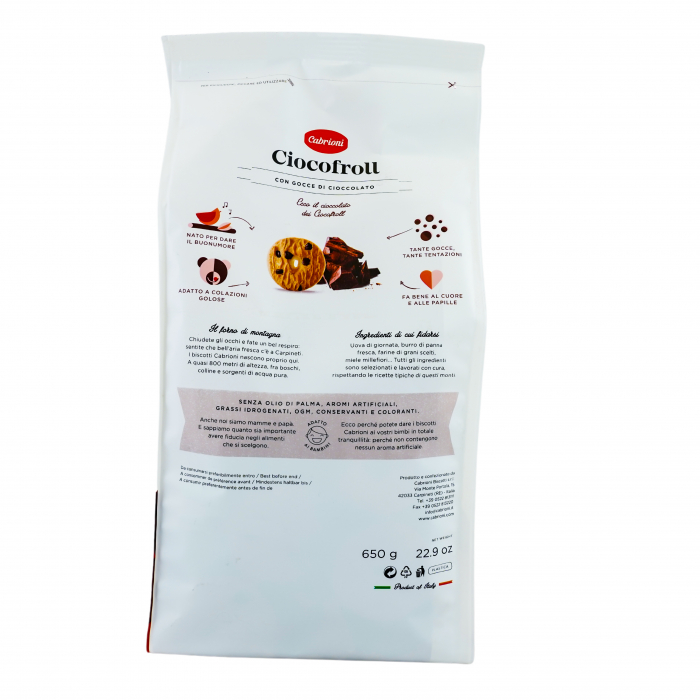 BISCUITI CABRIONI CIOCOFROLL 650GR [2]