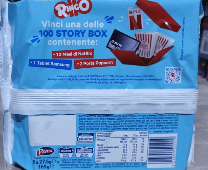 BISCUITI PAVESI RINGO POP 168G [3]