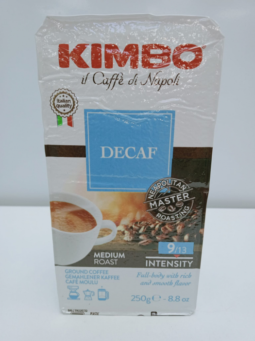 CAFEA KIMBO MACINATO DECAFFEINATO 250G [1]