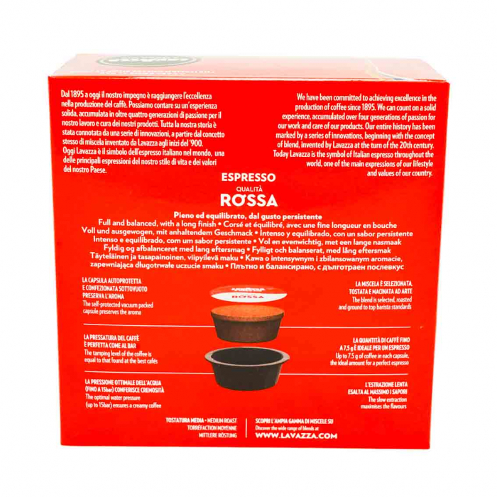 CAFEA LAVAZZA QUALITA ROSSA 36 CAPSULE 270G [3]