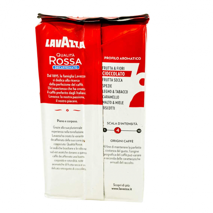 CAFEA LAVAZZA QUALITA ROSSA DECAFFEINATO 250G [2]