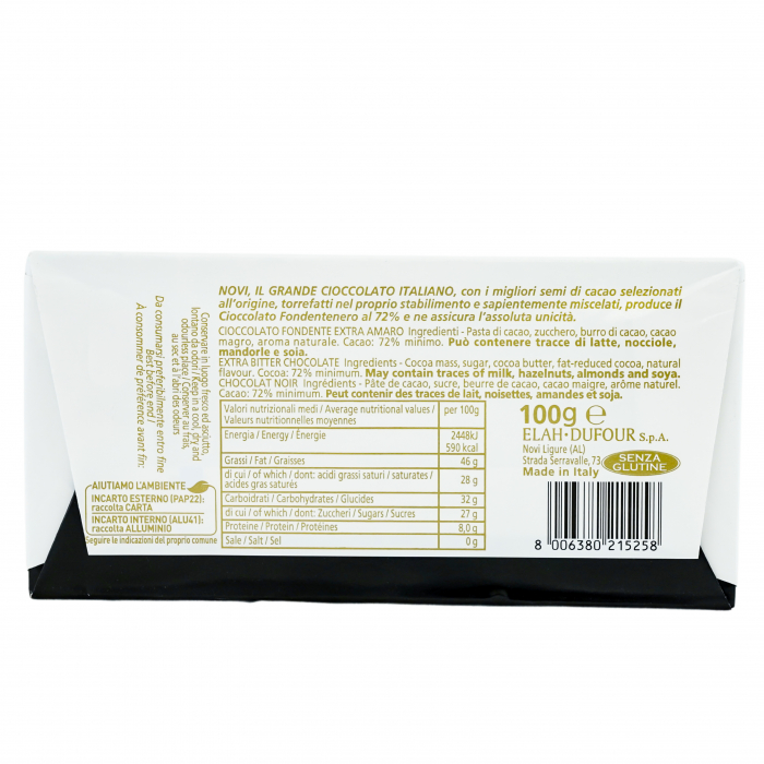 CIOCOLATA NOVI FONDENTENERO 100G [2]