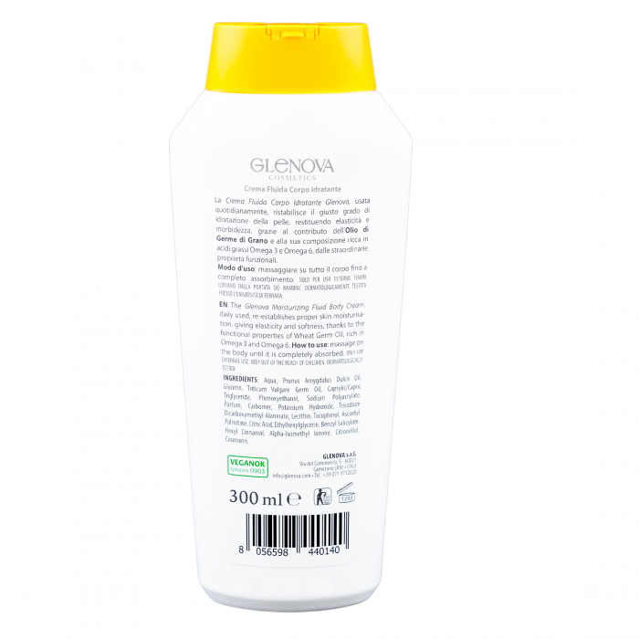 CREMA DE CORP GLENOVA IDRATANTE OLIO DI GREME DI GRANO 300ML [2]