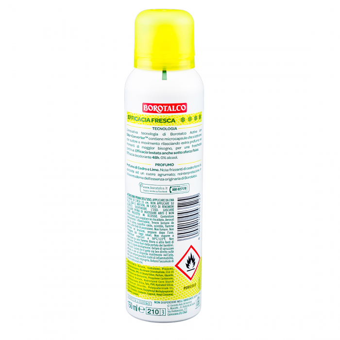 DEODORANT BOROTALCO ACTIVE GIALLO 150ML [2]