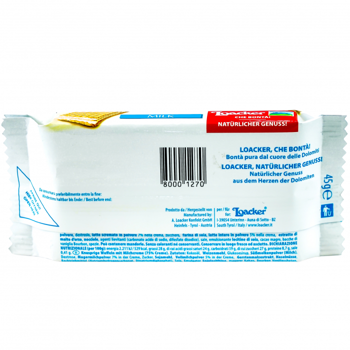 NAPOLITANE LOACKER CREMA LAPTE 45G [2]