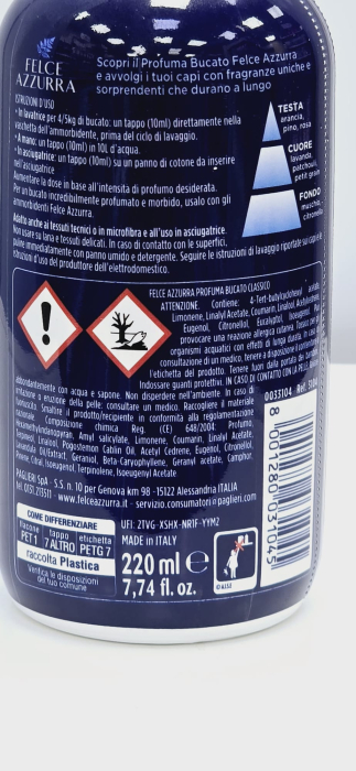 PARFUM PENTRU RUFE FELCE AZZURRA CLASSICO 220ML [2]