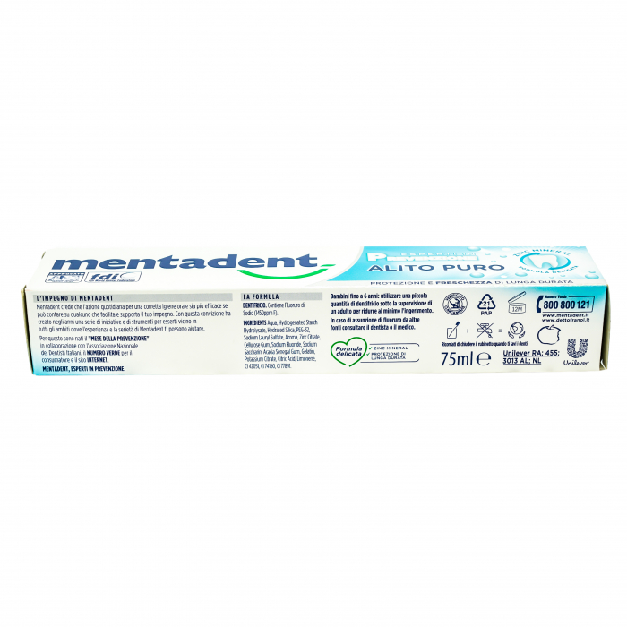 PASTA DE DINTI MENTADENT ALITO PURO PREVENZIONE 75ML [2]