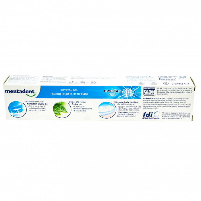 PASTA DE DINTI MENTADENT CRYSTAL GEL 75ML [3]