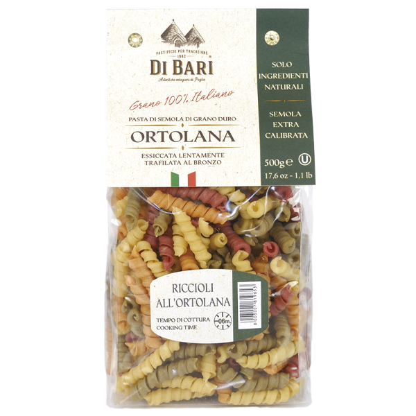 PASTIFICIO DI BARI TARALL`ORO RICCIOLI ALL`ORTOLANA 500G [1]