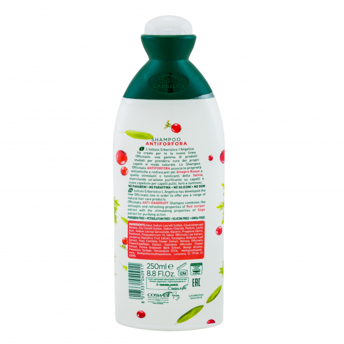 SAMPON L'ANGELICA SALVIA E GINEPRO ROSSO 250 ML [2]