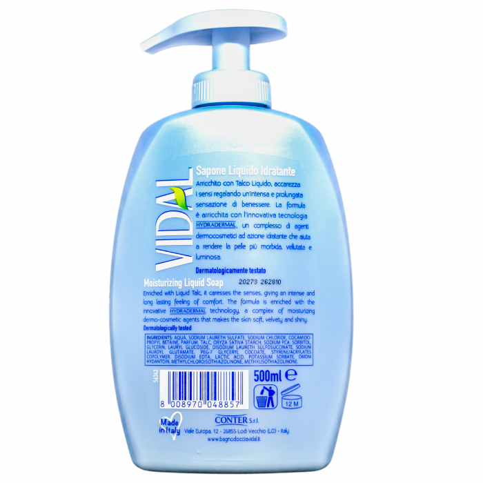 SAPUN LICHID VIDAL SENSITIVE TALCO 500ML [2]