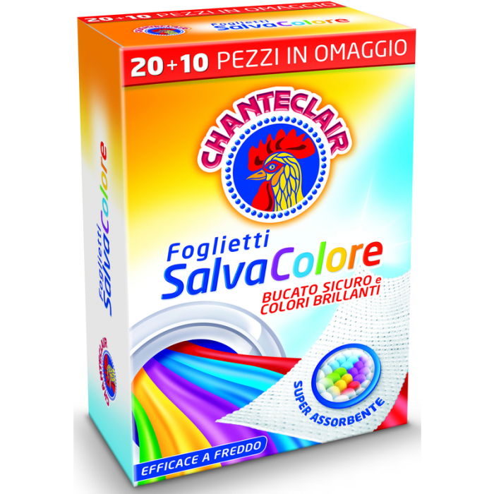 SERVETELE PENTRU MASINA DE SPALAT CHANTE CLAIR SALVA COLORE 30 BUC [1]