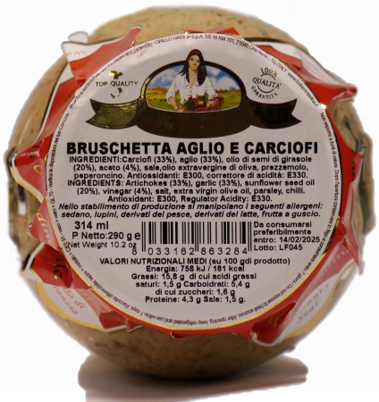 BELLA CONTADINA BRUSCHETTA AGLIO E CARCIOFI 290G [1]