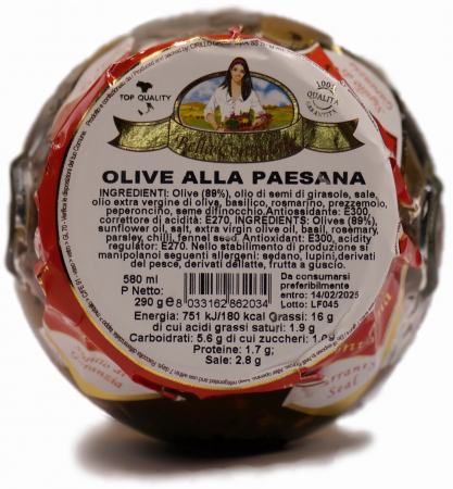 BELLA CONTADINA OLIVE ALLA PAESANA 290G [1]