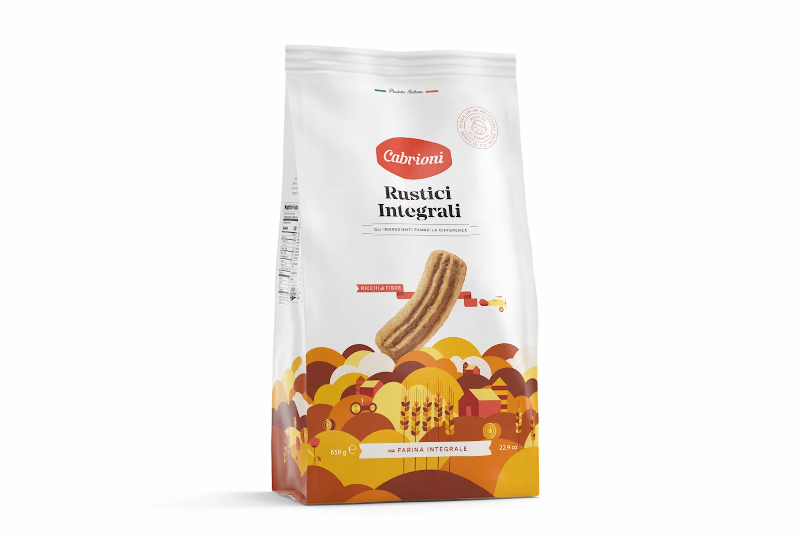 Biscuiti italieni - BISCUITI CABRIONI RUSTICI 650G