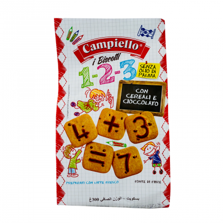 Biscuiti italieni - BISCUITI CAMPIELLO CEREALI E CIOCCOLATO 300G