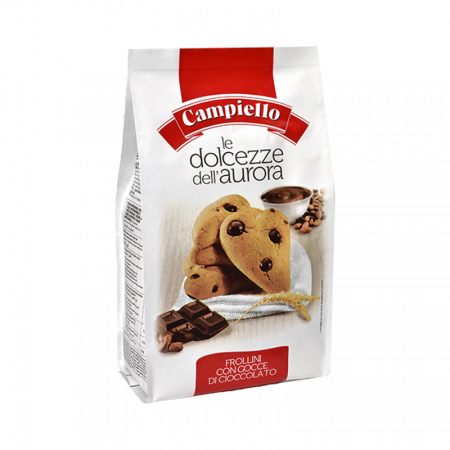 Biscuiti italieni - BISCUITI CAMPIELLO FROLLINI GOCCE DI COCCOLATO 350G