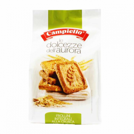 Biscuiti italieni - BISCUITI CAMPIELLO FROLLINI INTEGRALI ALLA CRUSCA 350G