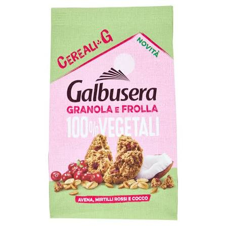 Produse alimentare italiene - BISCUITI GALBUSERA CEREALI GRANOLA VEGETALI 280G