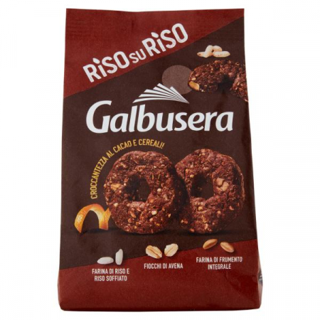 Biscuiti italieni - BISCUITI GALBUSERA RISO SU RISO COCOA 290G