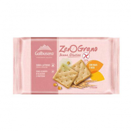 Produse alimentare italiene - BISCUITI GALBUSERA ZERO GRANO CU PORUMB SI GRAU 320G