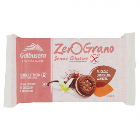 Biscuiti italieni - BISCUITI GALBUSERA ZEROGRANO VANIGLIA 160G