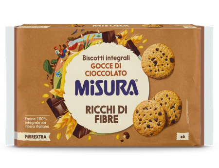 Biscuiti italieni - BISCUITI MISURA GOCCE DI CIOCCOLATO FONDENTE 280G