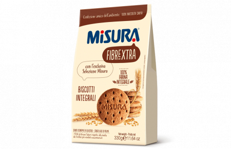 Produse alimentare italiene - BISCUITI MISURA INTEGRALI CU FIBRE 330G