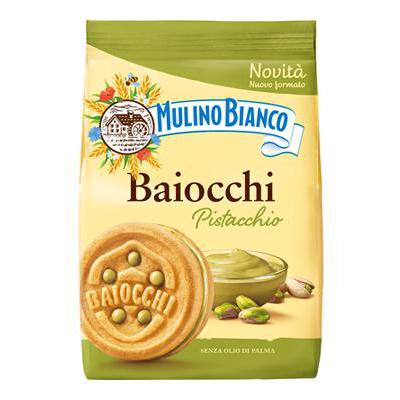 Biscuiti italieni - BISCUITI MULINO BIANCO BAIOCCHI PISTACCHIO 240G