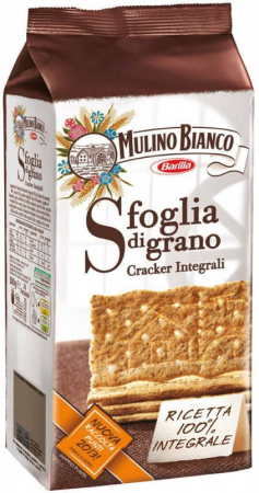Biscuiti italieni - BISCUITI MULINO BIANCO SFOGLIA DI GRANO INTEGRALI 500G
