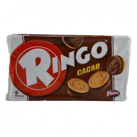 Biscuiti italieni - BISCUITI PAVESI RINGO CACAO 330G