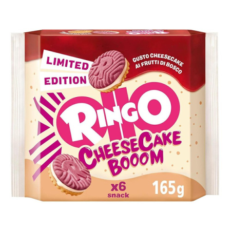 Biscuiti italieni - BISCUITI PAVESI RINGO CHEESECAKE 165G