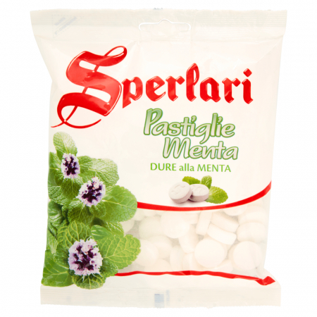 Bomboane italiene - BOMBOANE SPERLARI PASTIGLIE MENTA 175G