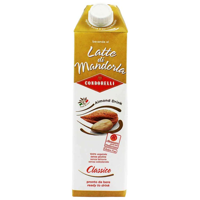 Sucuri si bauturi racoritoare - BRIK LATTE DI MANDORLA CONDORELLI CLASSICO 1L