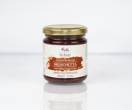 Produse alimentare italiene - BRUSCHETTA AI POMODORI SECCHI 180G