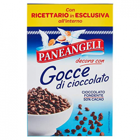 Produse alimentare italiene - BUCATI DE CIOCOLATA FONDANTA PANEANGELI 125G