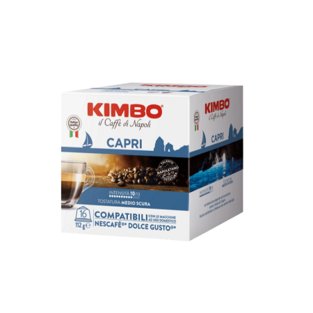 Produse alimentare italiene - CAFEA KIMBO CAPRI 16 CAPSULE 112G