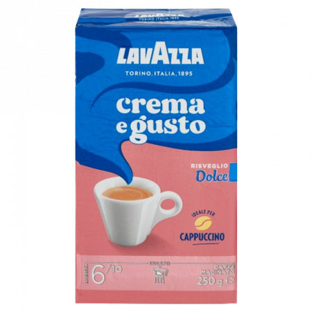 Cafea italiana - CAFEA LAVAZZA CREMA E GUSTO DOLCE 250G