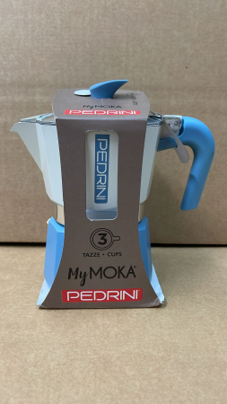 Cafea italiana - CAFETIERA PEDRINI 3 CAFELE MYMOKA COLOR