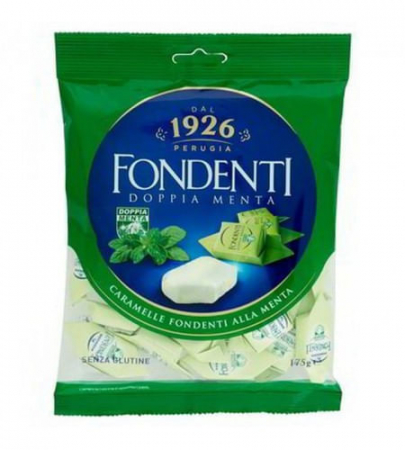 Bomboane italiene - CARAMELE DOPPIA MENTA PERUGINA FONDENTI 175G