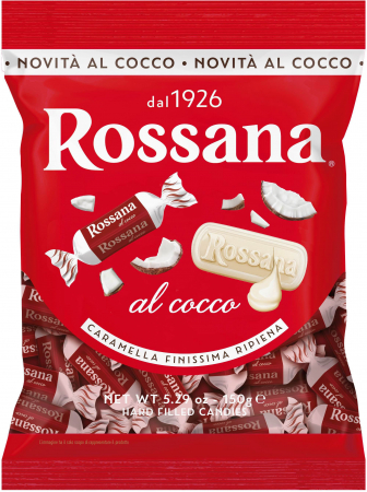 Bomboane italiene - CARAMELE ROSSANA AL COCCO 150G