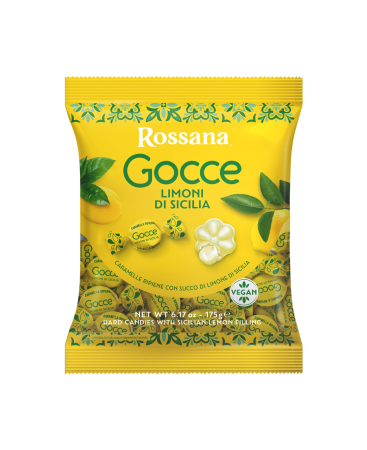 Produse alimentare italiene - CARAMELE ROSSANA LIMONI DI SICILIA 150G