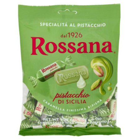 Produse alimentare italiene - CARAMELE ROSSANA PISTACCHIO 150G