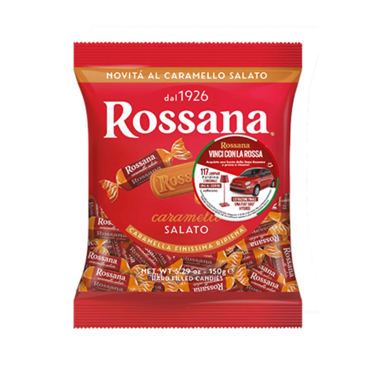 Bomboane italiene - CARAMELE ROSSANA SALATO 150G